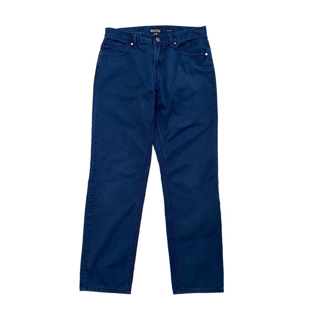 Michael Kors Women's Size 30 Tailored Fit Blue Causal Pants W/ Pockets 30" Waist